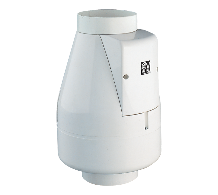 VORTICE Axial Inline Duct Fan 4 Inch (Model 10904), Compact and Streamlined for Duct-Based Ventilation Systems in Tight Spaces